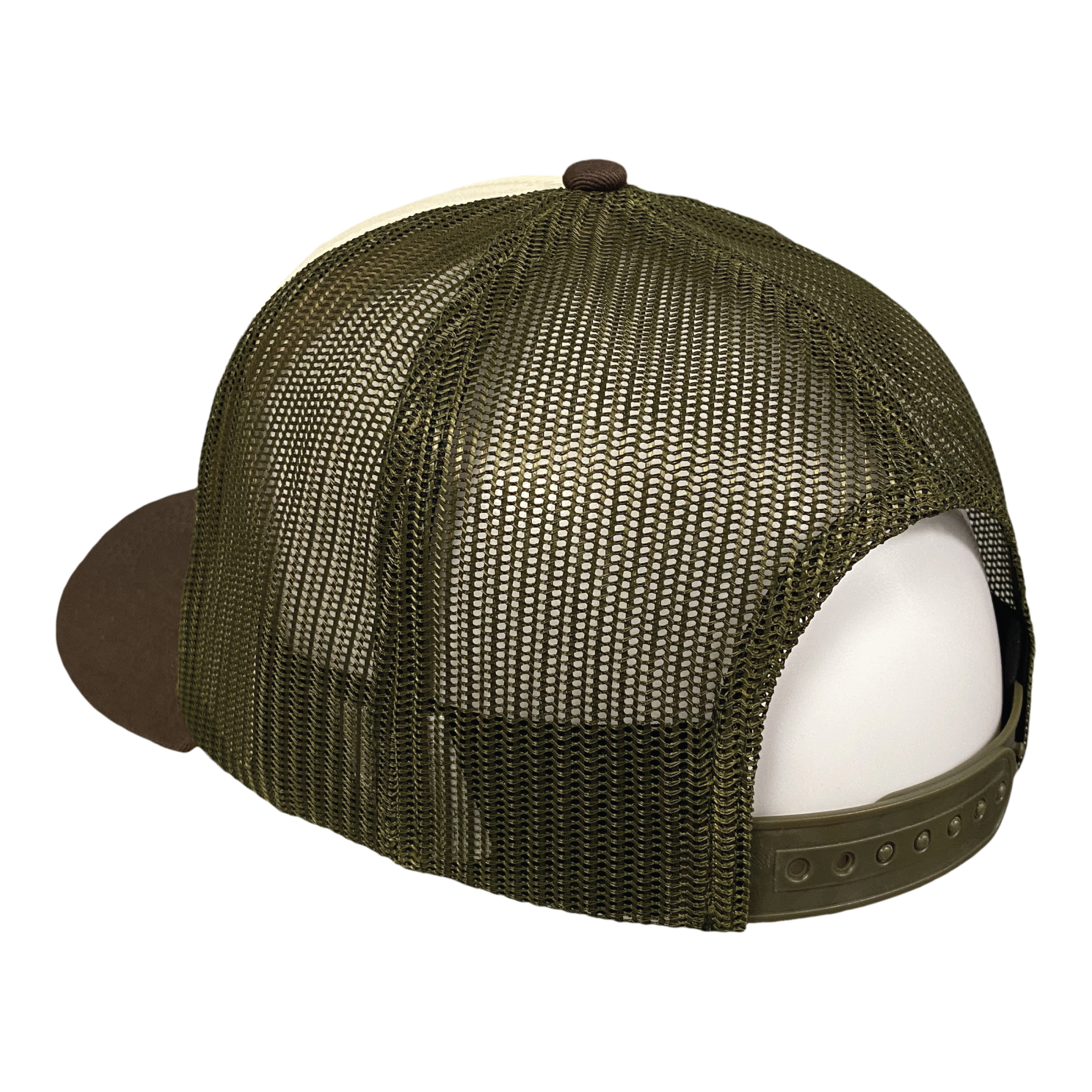 Patch Trucker Cap | Tan/Brown